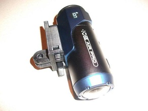 ion air pro slide mount 4 gopro mounts camera 3d print model - Mito3D