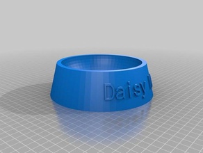 daisy mays yemek evcil hayvan özelleştirilmiş 3d print model - Mito3D