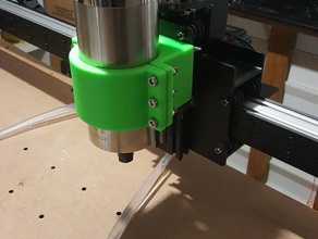 xcarve 80mm spindle mount machine tools 3d print model - Mito3D