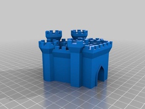halten morvalin Gebäude Strukturen angepasst 3d print model - Mito3D