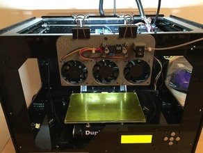 fan plaka klonlar 3d yazıcı aksesuarlar 3d print model - Mito3D