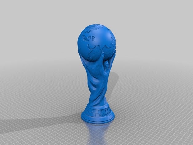 la coppa del mondo sculture 3D print model - Mito3D