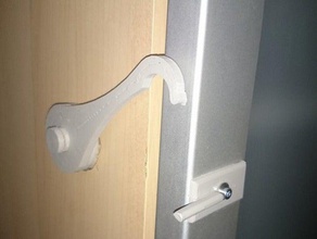 cabinet lock kleiderschrank t&uumlrschloss household 3d print model - Mito3D