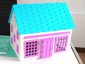 small playhouse playsets lulzbot taz5 toys 3d print model - Mito3D