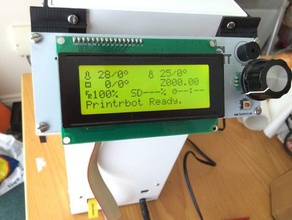 geeetech lcd bracket printrbot play other 3d print model - Mito3D
