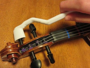 violon de réglage la clé main outils violoncelle l'instrument instrument musique à cordes tuner chevilles 3d print model - Mito3D