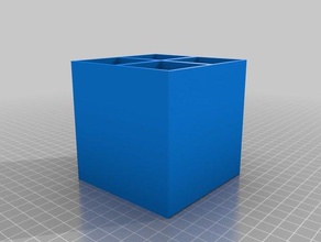 4 tiroirs système de stockage d'autres boîte rangement 3d print model - Mito3D