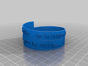 bracciale vasco art personalizado 3d print model - Mito3D