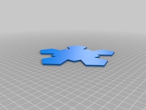 star-shaped ribbon Helfer Kunst tools 3d print model - Mito3D
