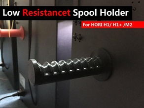 lrsh hori h1h1+m2 low resistance spool holder 3d printer parts 3d print model - Mito3D