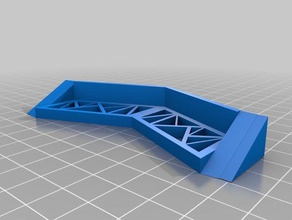 modified triangles tablet stand 3d print model - Mito3D