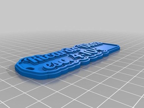 regla llaveros personalizado 3d print model - Mito3D