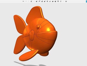 fishie a los animales 3dmodel divertido 3d print model - Mito3D