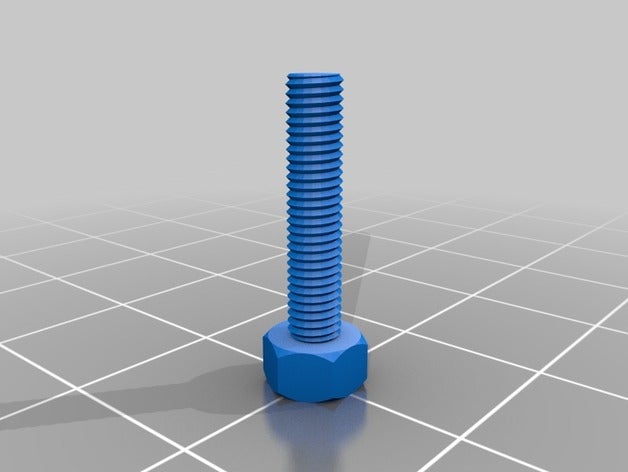 m3 boulon de 16mm pièces personnalisé 3D print model - Mito3D