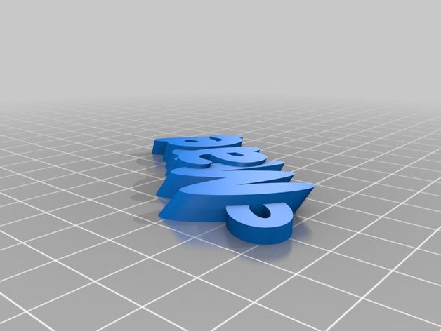 manel de l'organisation personnalisé 3D print model - Mito3D
