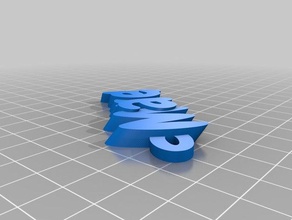 manel organização personalizado 3d print model - Mito3D