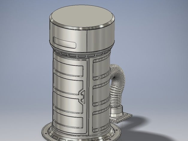 fallout pulowski de conservación del refugio props bunker la radiación 3D print model - Mito3D