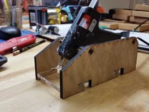 hot glue gun holder tool holders boxes 3d print model - Mito3D