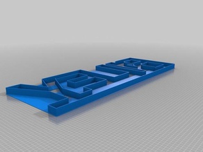 riley a cozinha jantar personalizado 3d print model - Mito3D