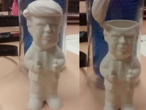 donald trump candy holder containers america maga politics 3d print model - Mito3D