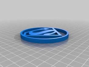 superman universal peito anel traje 3d print model - Mito3D