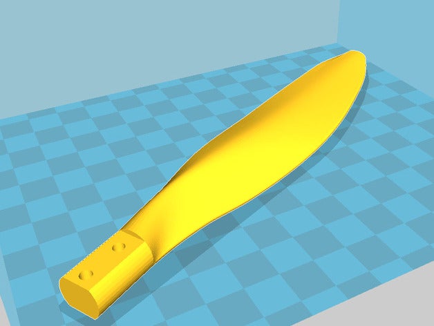 propeller blade hobby null 3D print model - Mito3D