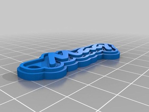 mag Schlüsselbund Schlüsselanhänger angepasst 3d print model - Mito3D