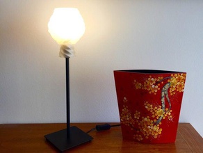 zigzag vases decor lamp shade light 3d print model - Mito3D