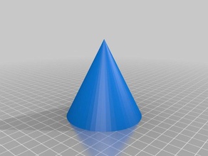 meine angepasste cone Modell der Schule Mathematik 3d print model - Mito3D