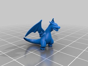 charizard fixed other makeprintable charizard, 3d print model - Mito3D