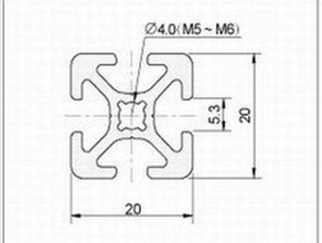 t-slot 625zz rollerwheel 3d a impressora partes 20x20 extrusão 3d print model - Mito3D