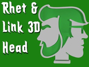 rhet link logo props gmm bueno mítico de la mañana 3d print model - Mito3D