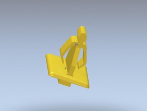 simpson sirrocco 455 dryer catch replacement parts clip clothes 3d print model - Mito3D