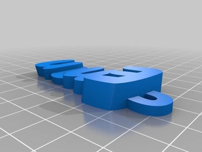 dhomem chaveiro chaveiros personalizado 3d print model - Mito3D