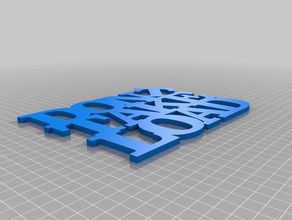 não leve de carga esculturas personalizado 3d print model - Mito3D