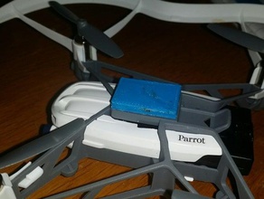 parrot mini drone bağlayıcı rc araç bağdaştırıcı papağan 3d print model - Mito3D