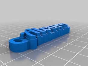 alvaro keychains customized 3d print model - Mito3D