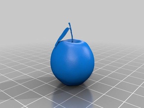 elma meyve gıda içecek 3d print model - Mito3D