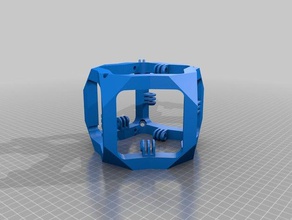 my customized gopro action camera 360 rig underwater case 3d print model - Mito3D