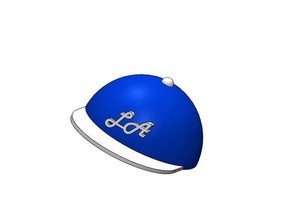 hat keychains 3d print model - Mito3D