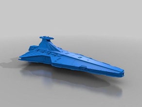 sw emperial venator class star destroyer 3d printing tests 3d print model - Mito3D