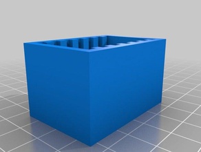 il mio personalizzato sd-card rack strumento i titolari scatole 3d print model - Mito3D