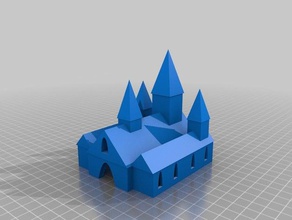 gotische Kathedrale 3d drucken 3d print model - Mito3D