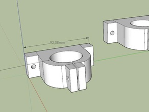 Klemmhalterung Teile 3d print model - Mito3D