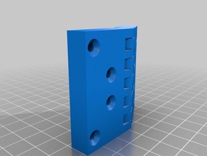 my customized butt hinge parts 3d print model - Mito3D
