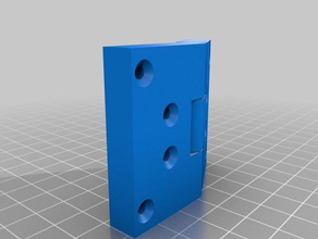 my customized butt hinge parts 3d print model - Mito3D
