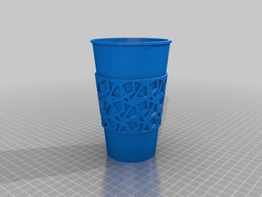 coffee sleeve grande 16oz cup size kitchen dining customized 3d print model - Mito3D