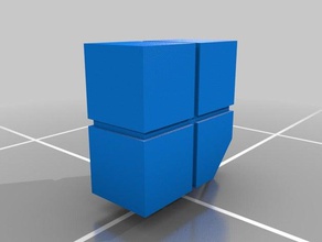 tetris piazza portachiavi 3d print model - Mito3D