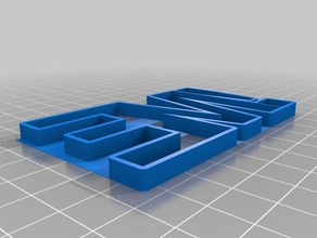 me cookie cutter flat kitchen dining customized 3d print model - Mito3D