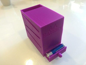 battery draw aa electronics 3d print model - Mito3D